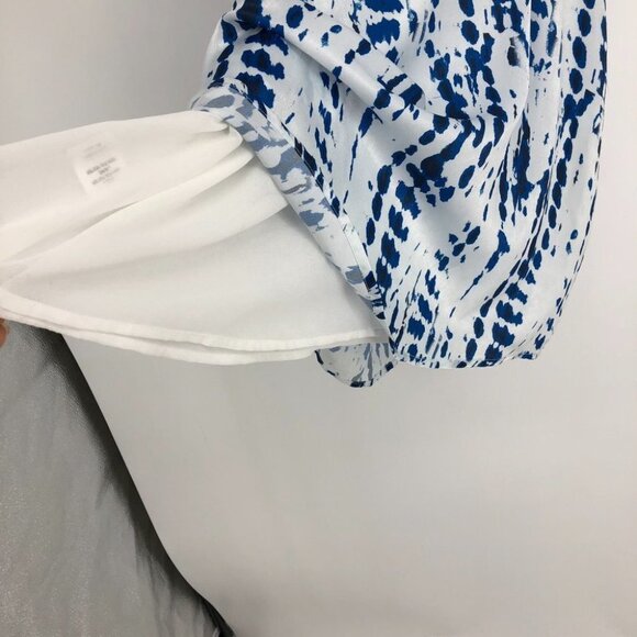 NWT House of Harlow 1960 X REVOLVE  White & Blue Tie Dye Lina Mini Dress size XS - Picture 12 of 16